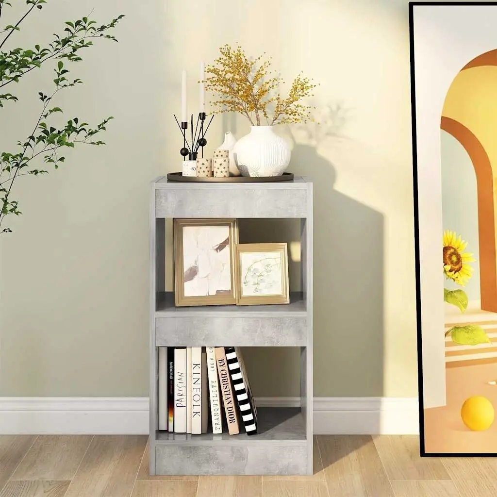 Grey Book Cabinet with Ample Storage