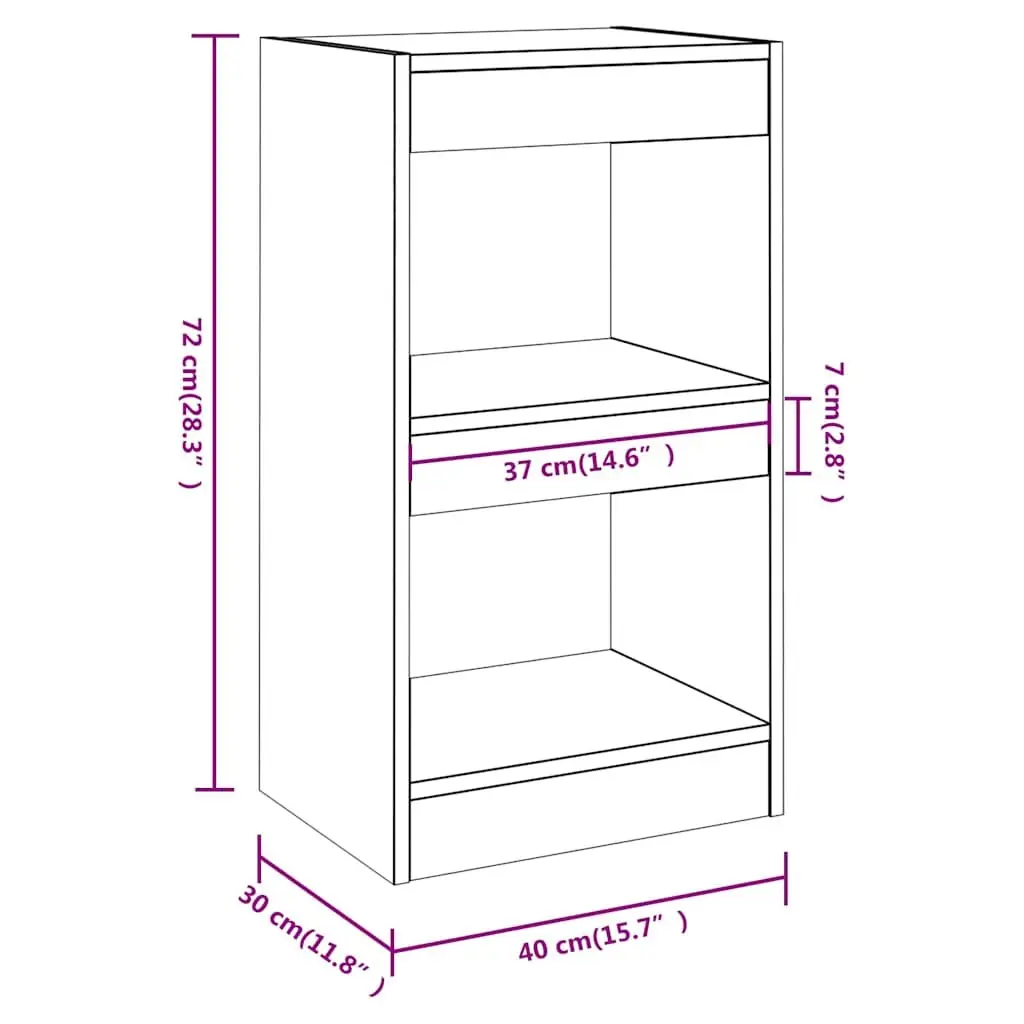 Grey Book Cabinet with Ample Storage