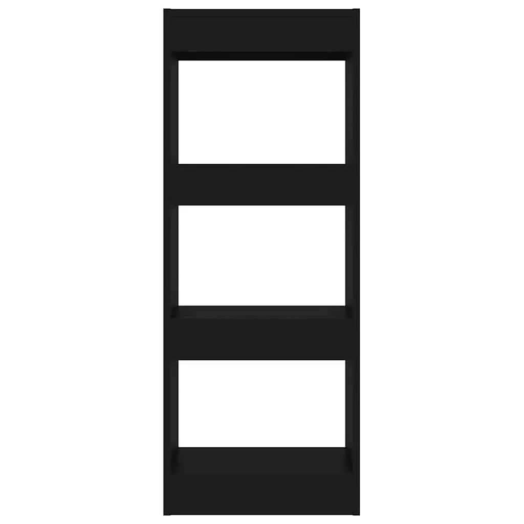 Black Book Cabinet Room Divider with Ample Storage 40x30x103cm