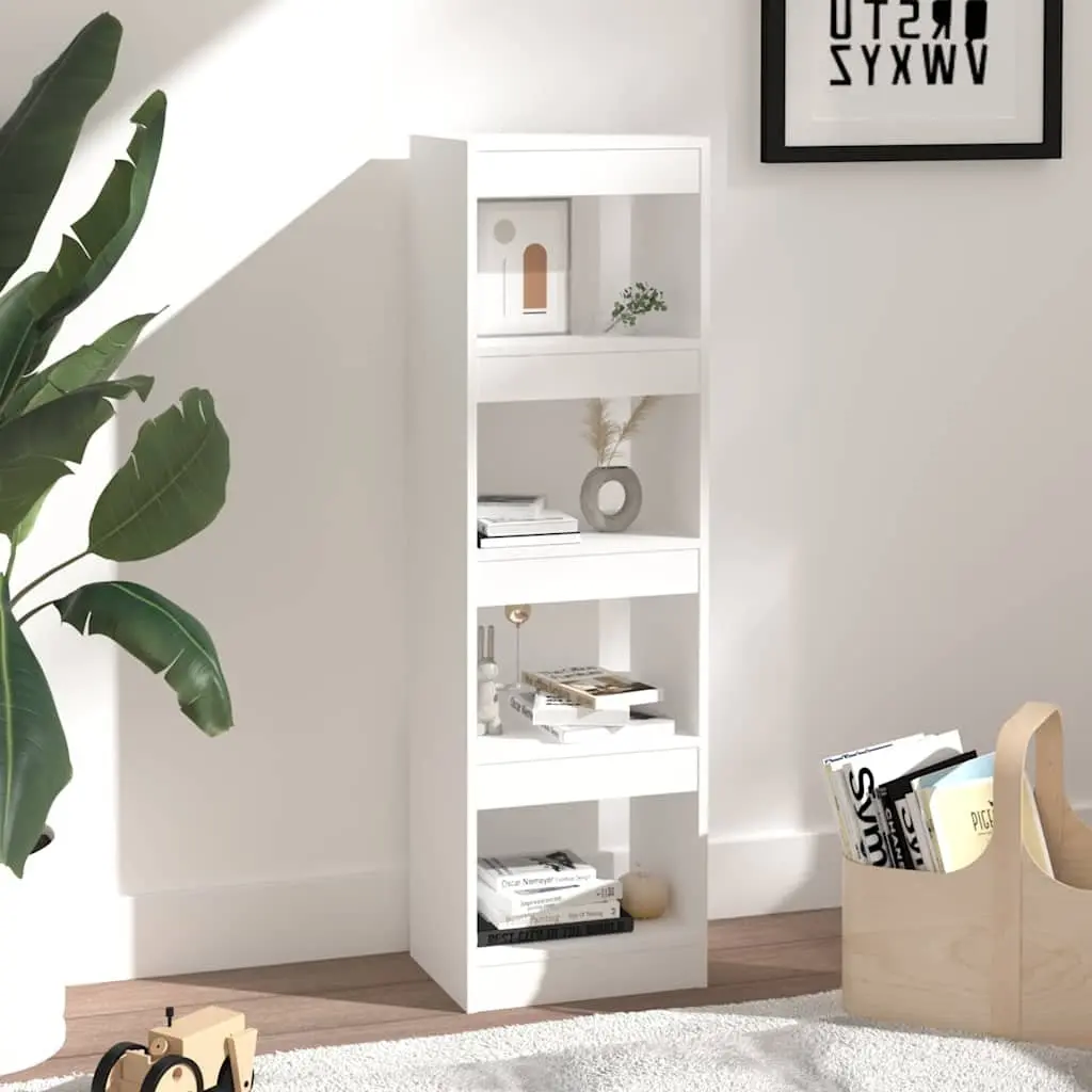 Book Cabinet Storage Organiser 40x30x135cm White