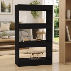 Reliable and Spacious Black Bookcase for Your Home