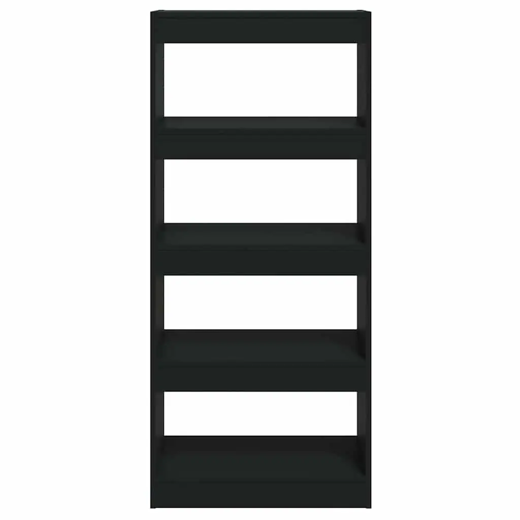 Black Book Cabinet Room Divider Bookshelf 60W x 30D x 135H cm