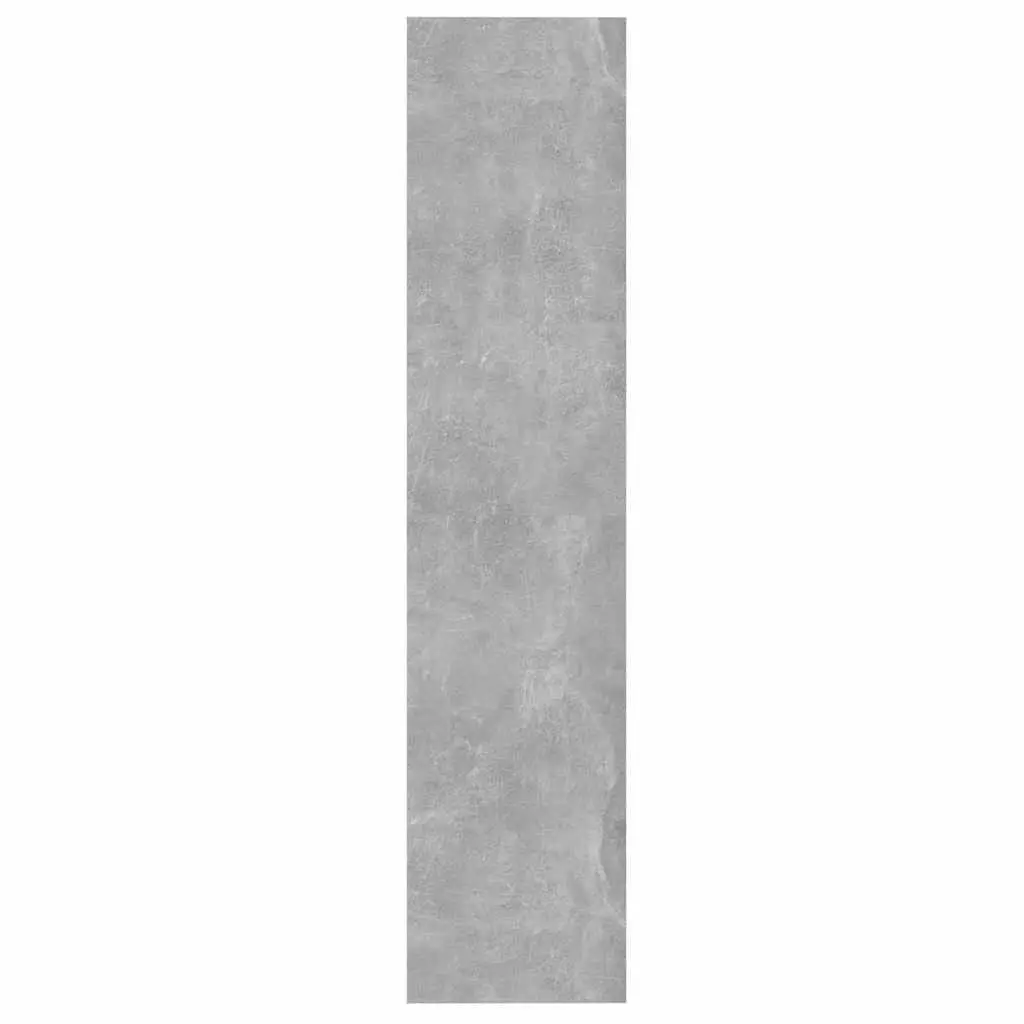 Book Cabinet Room Divider Grey Engineered Wood Shelving Storage Bookcase Display