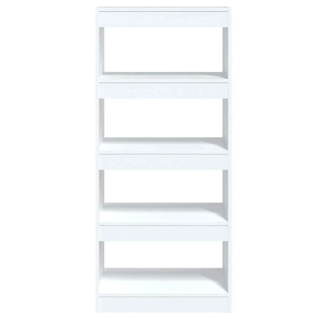White High Gloss Book Cabinet for Storage Needs