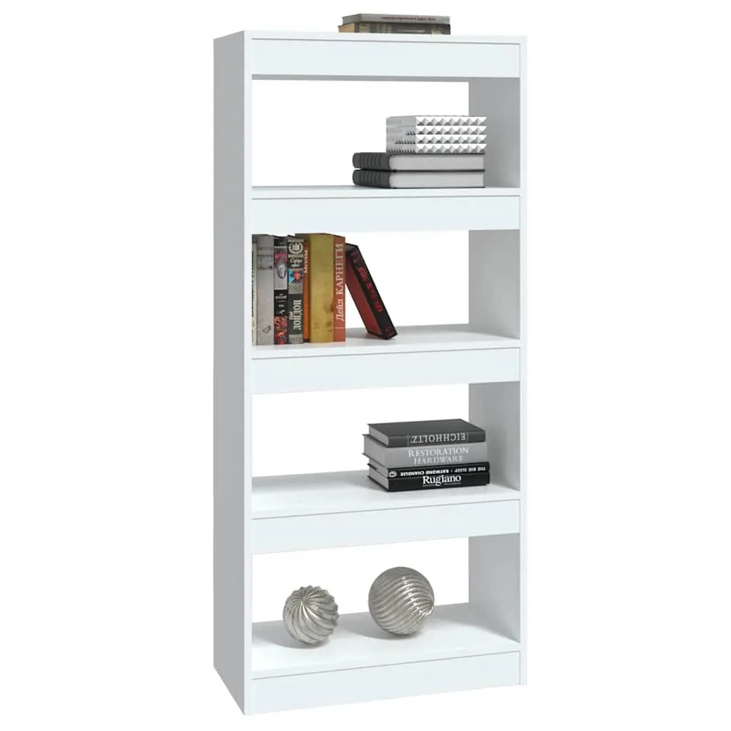 White High Gloss Book Cabinet for Storage Needs