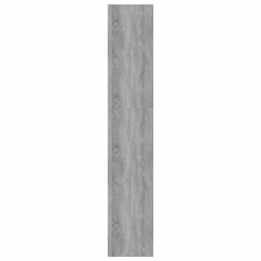 Book Cabinet Room Divider Grey 60x30x166cm Engineered Wood Shelving Storage