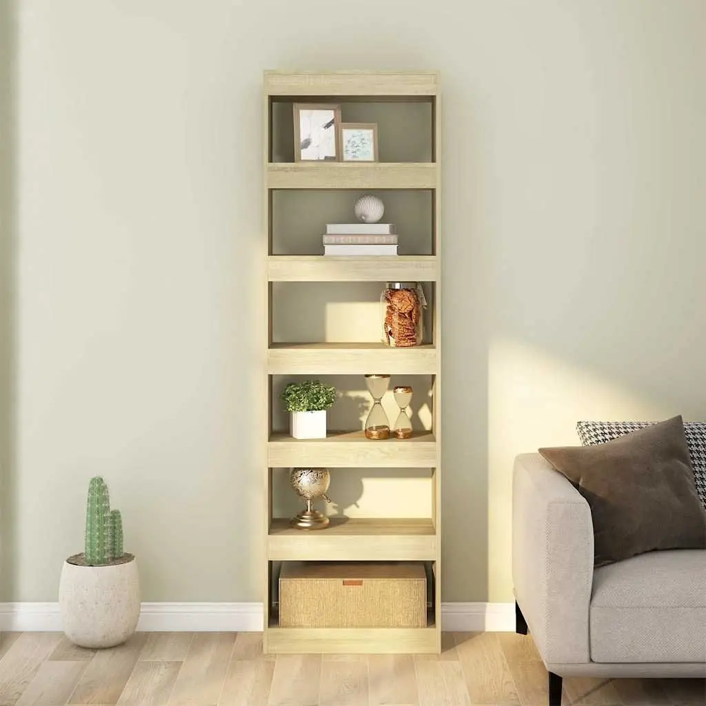 Brown Wooden Book Cabinet with Ample Storage