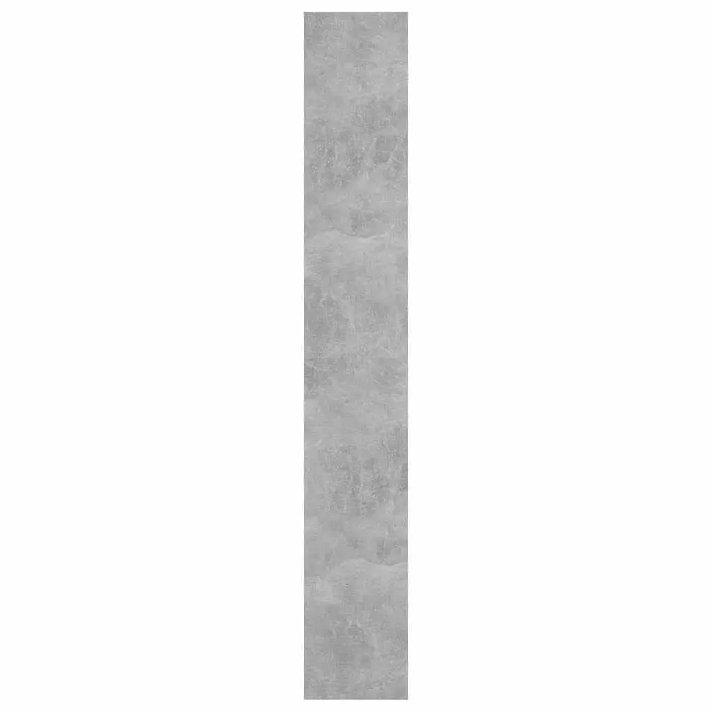 Storage Unit Room Divider Grey Book Cabinet 60x30x198cm