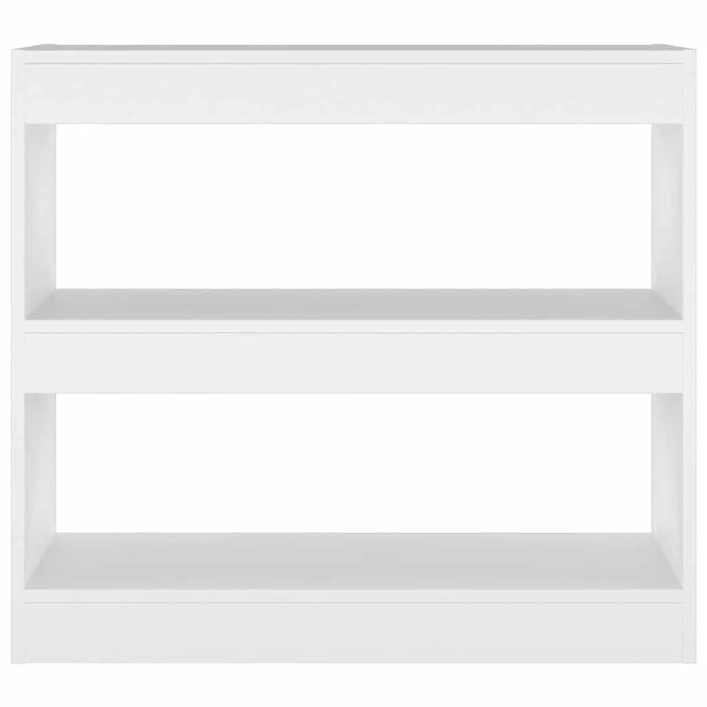 Book Cabinet Room Divider White Shelving Storage Bookcase Standing Shelf