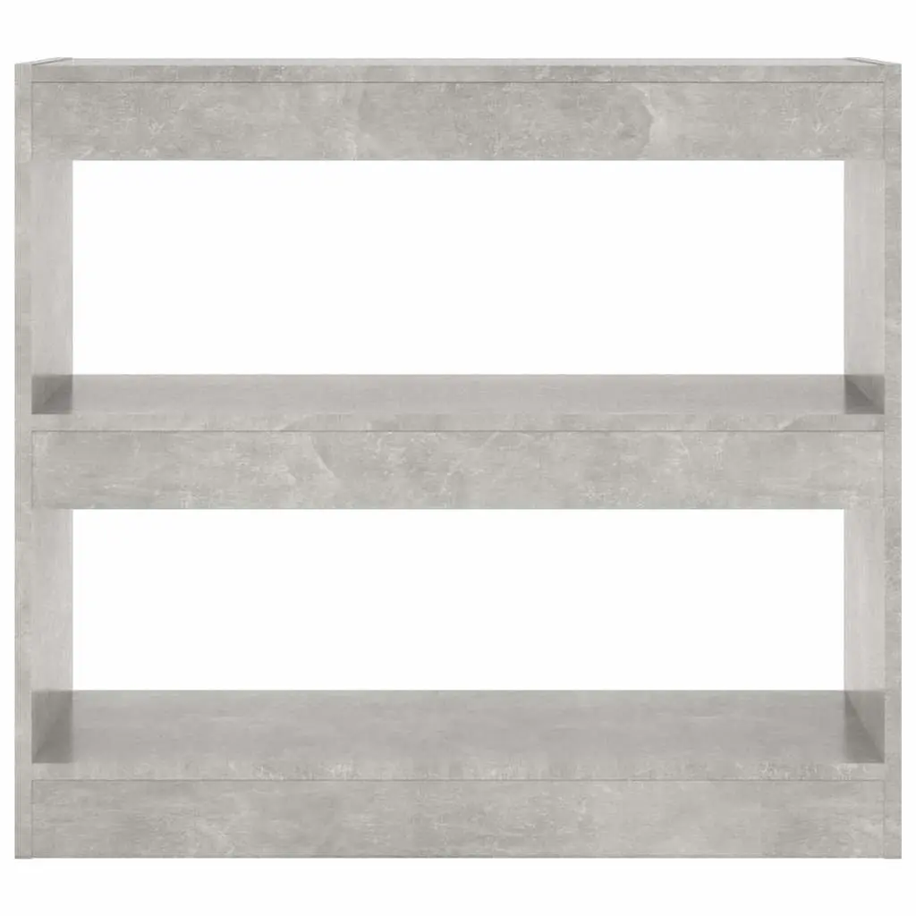 Book Cabinet Room Divider Grey Shelving Storage Bookcase Standing Shelf