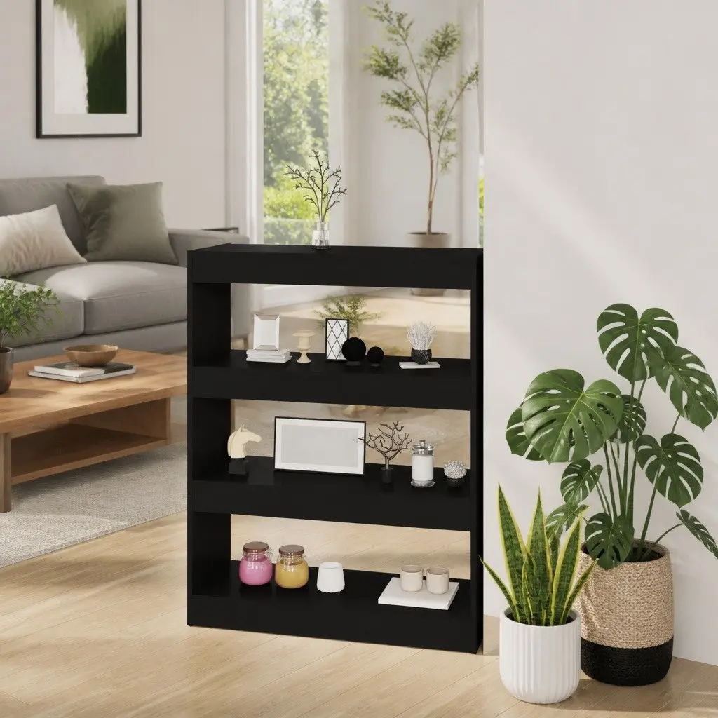 Black Book Cabinet for Home Organization