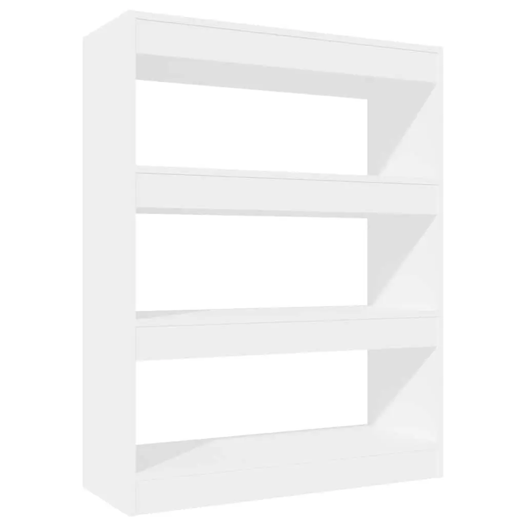 White Book Cabinet with Ample Storage