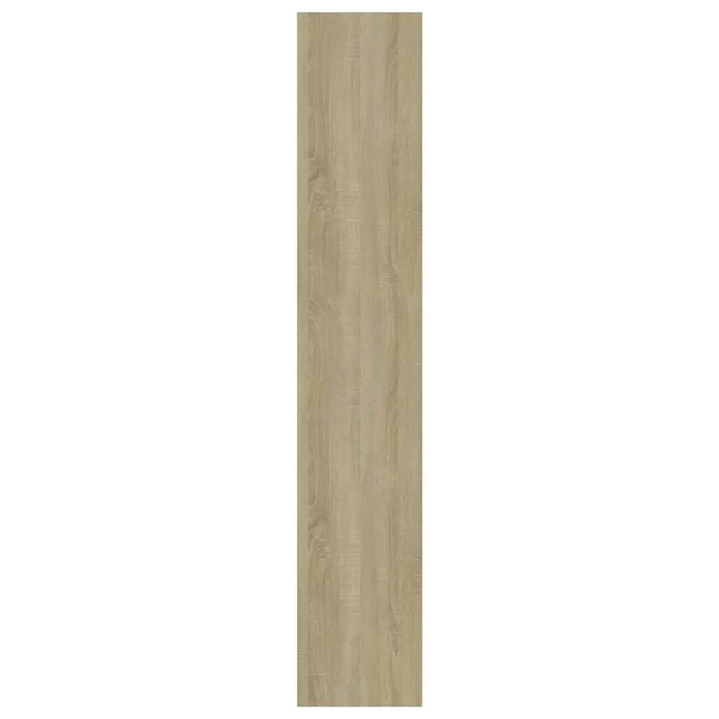 Book Cabinet Room Divider Storage Shelf 80x30x166cm Brown Engineered Wood