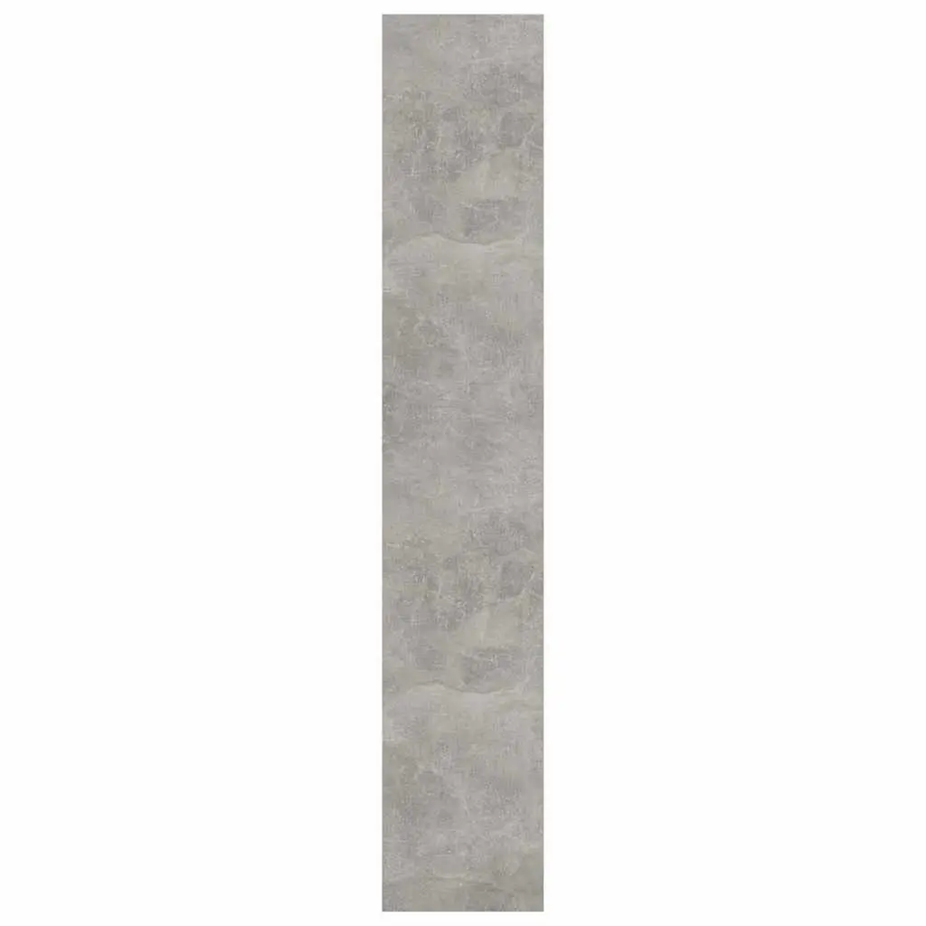 Book Cabinet Room Divider Storage Unit 80W x 30D x 166H cm Grey Engineered Wood