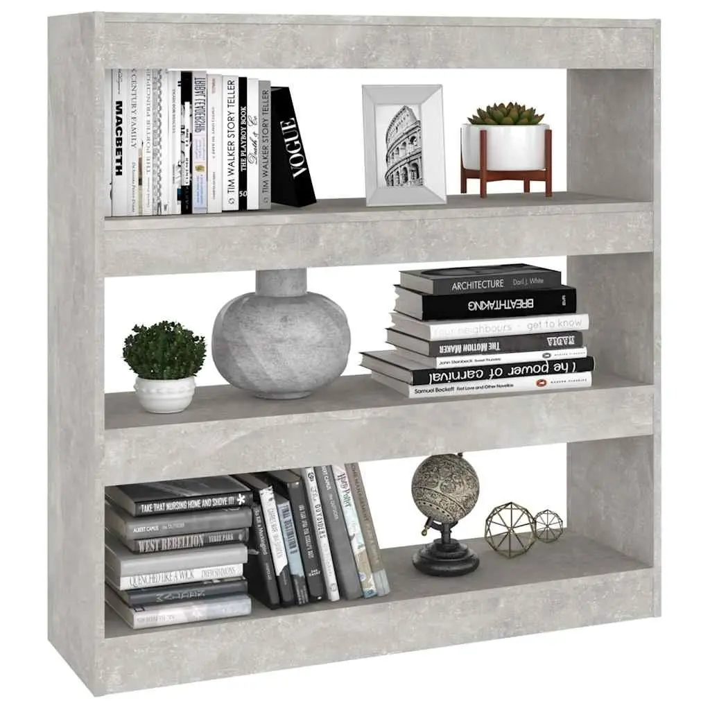 Grey Book Cabinet Offering Ample Storage