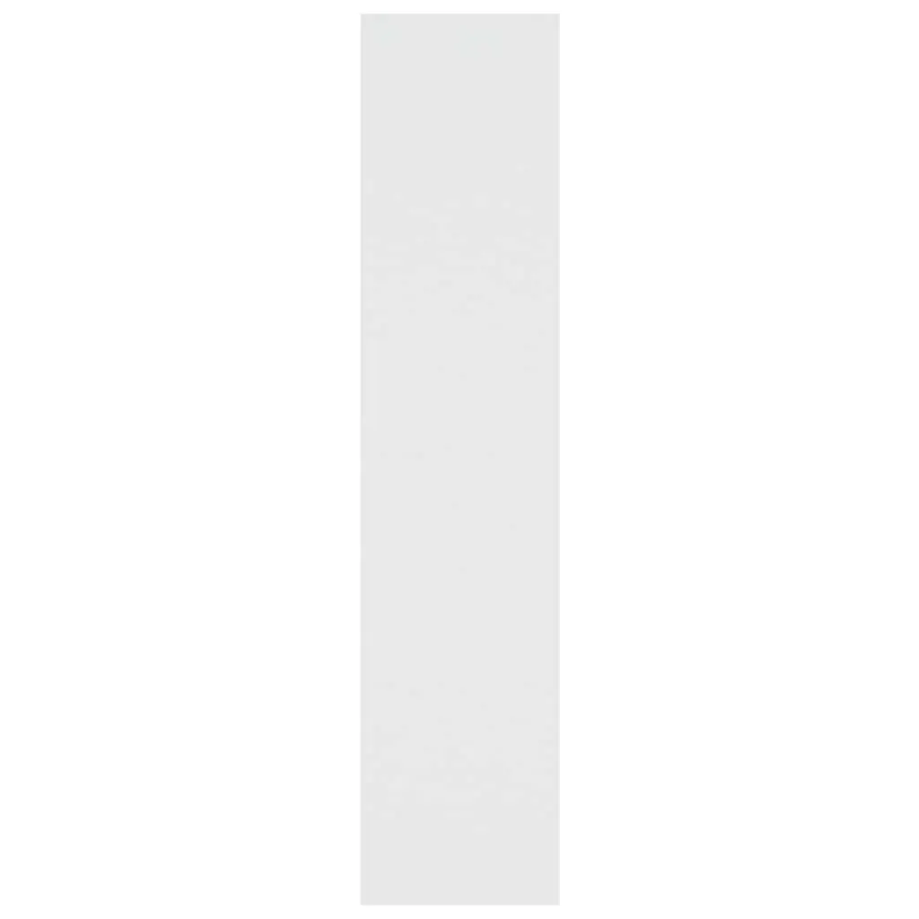 White Bookcase with Ample Storage Space