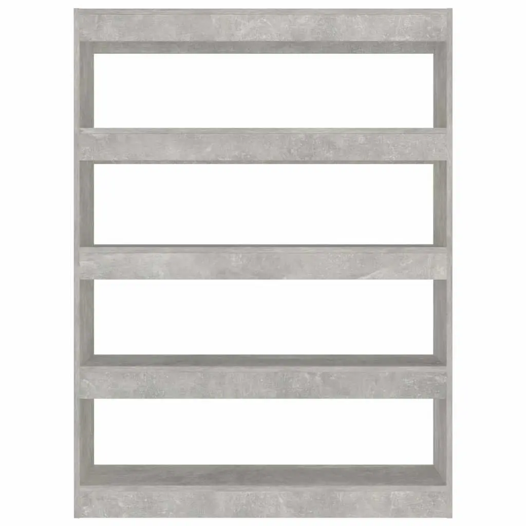 Book Cabinet Room Divider Grey Shelving Unit Storage Bookcase Standing Shelf