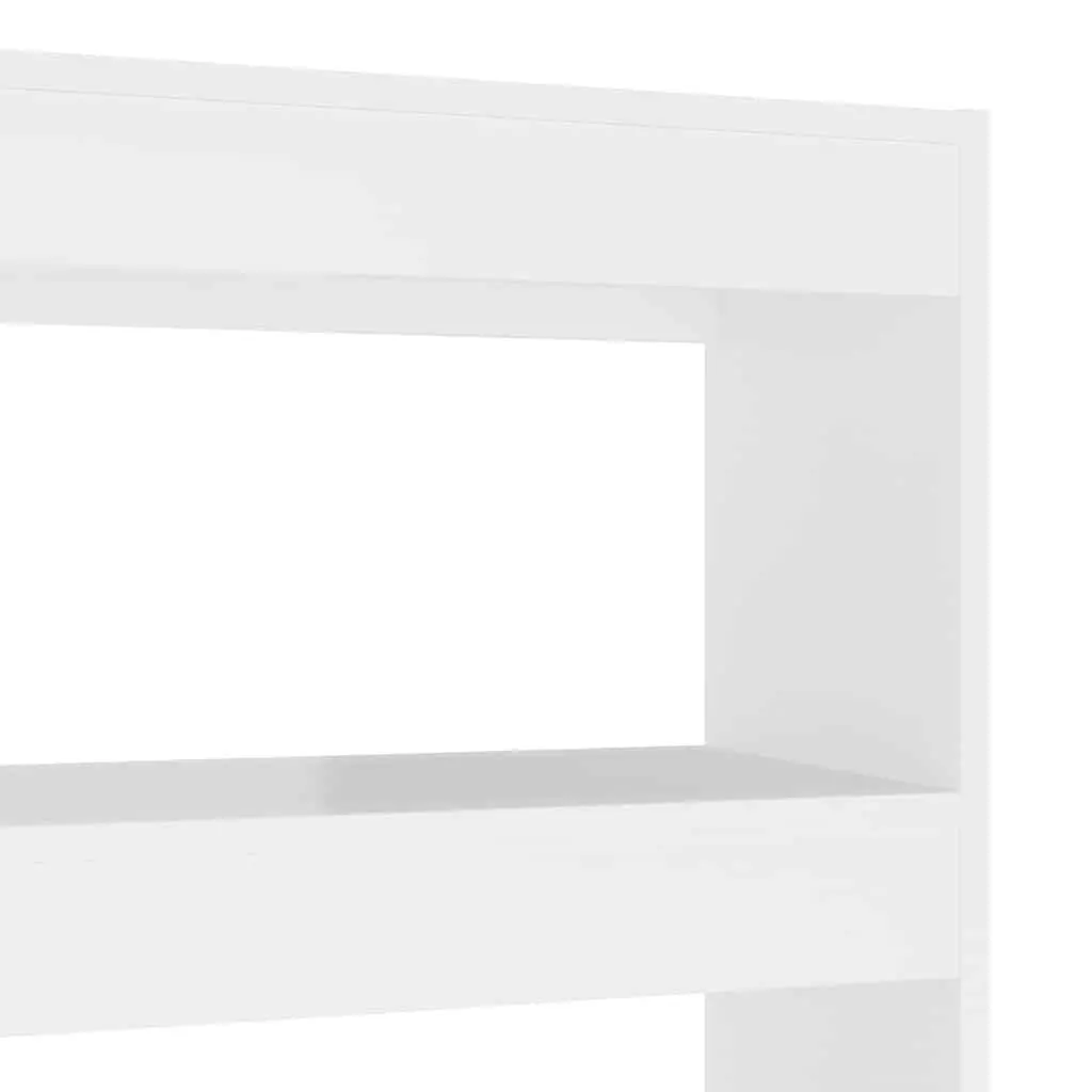 High Gloss White Book Cabinet Room Divider Shelving Unit Storage Organiser