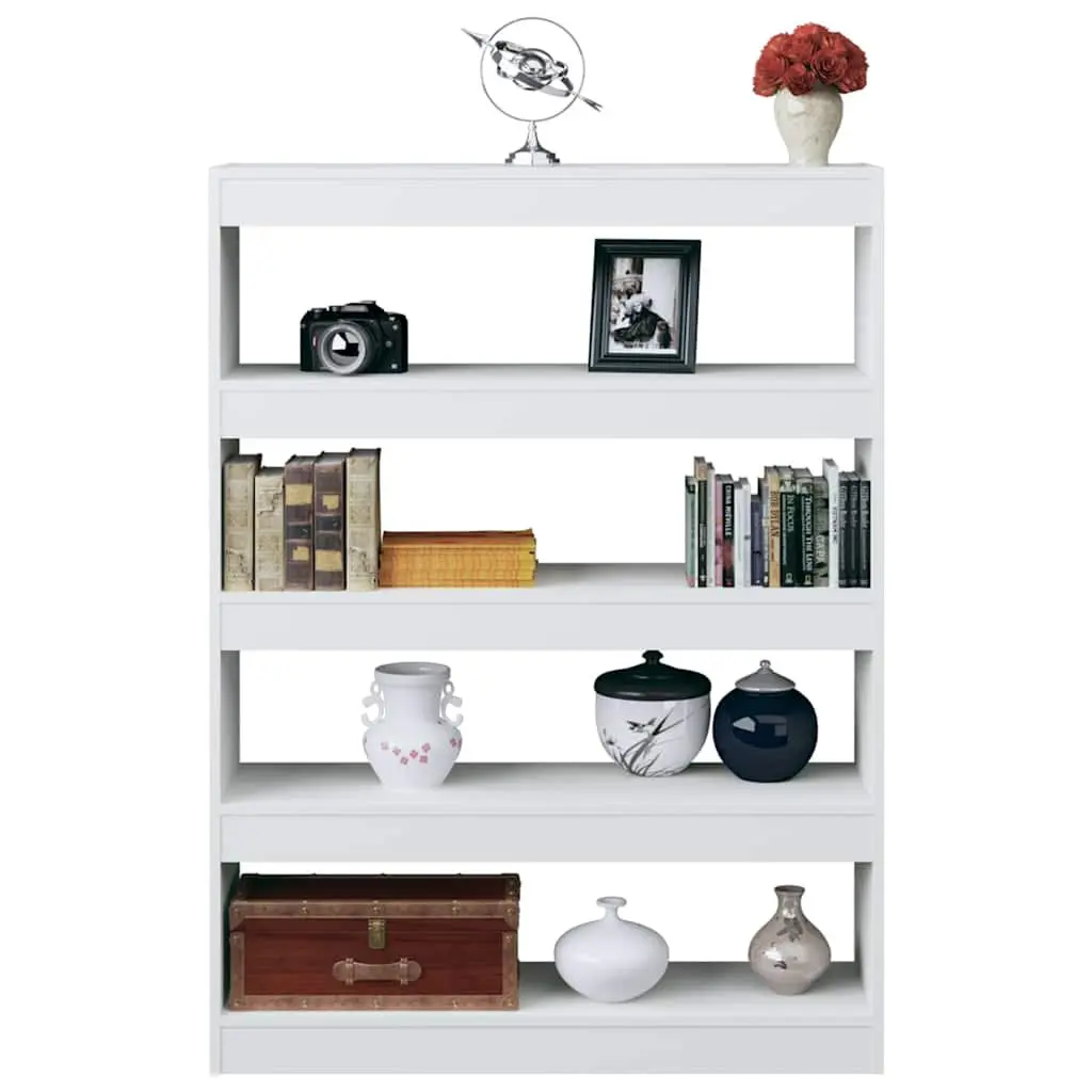 High Gloss White Book Cabinet Room Divider Shelving Unit Storage Organiser