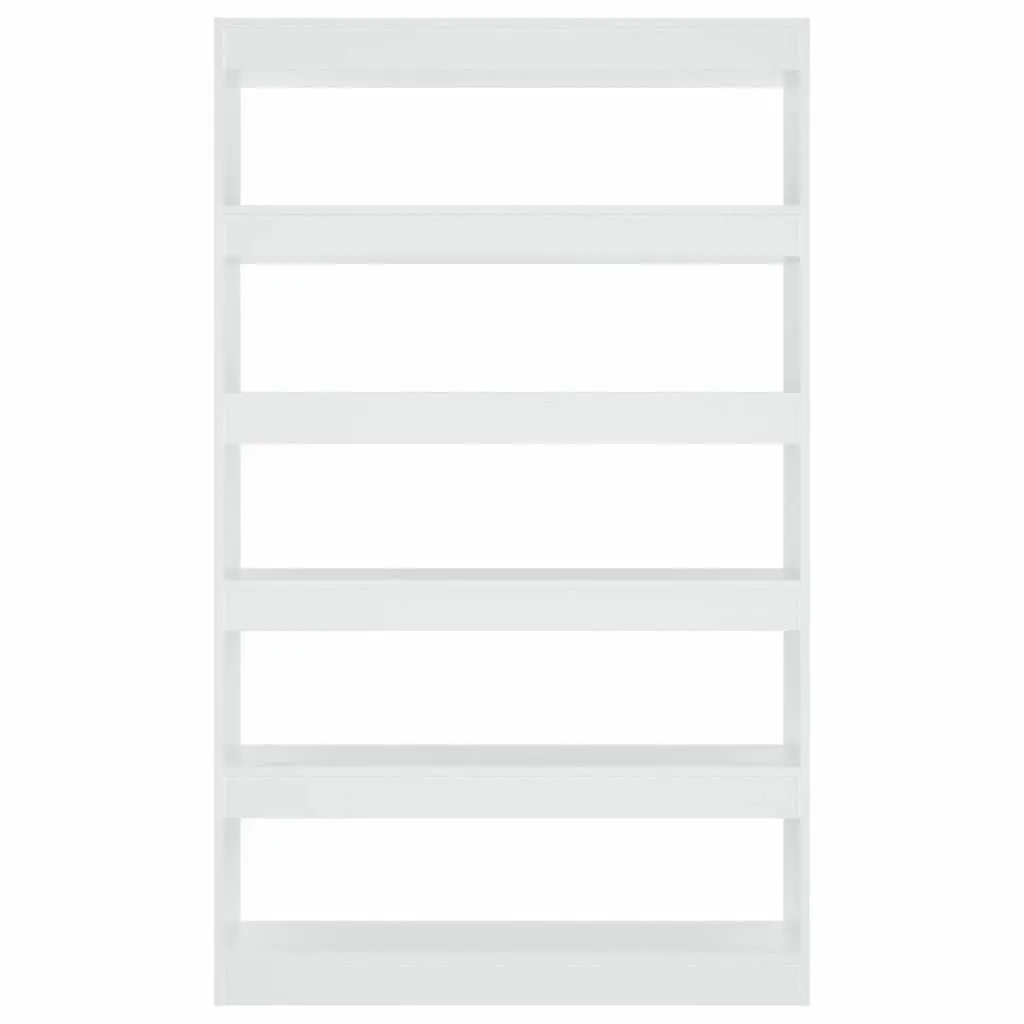 White Wooden Book Cabinet 100x30x166cm