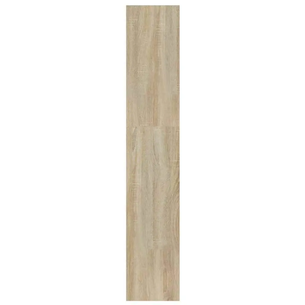 Wooden Bookshelf Room Divider Storage Unit 100W x 30D x 166H cm Brown