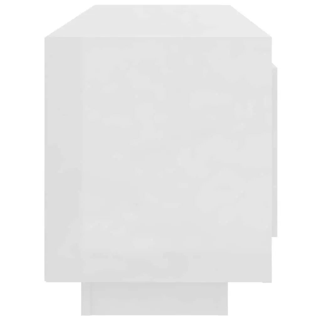 White High Gloss TV Cabinet for Media Needs