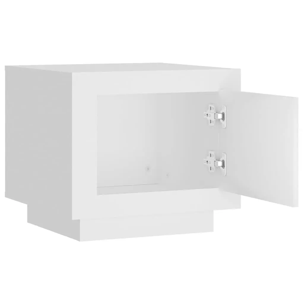Coffee Table White Storage Cabinet Accent Furniture Living Room Couch Side Table