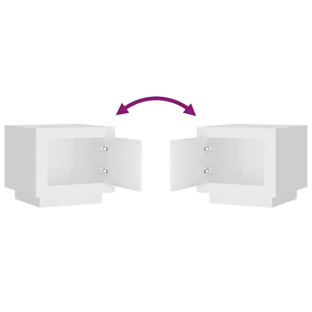 Coffee Table White Storage Cabinet Accent Furniture Living Room Couch Side Table