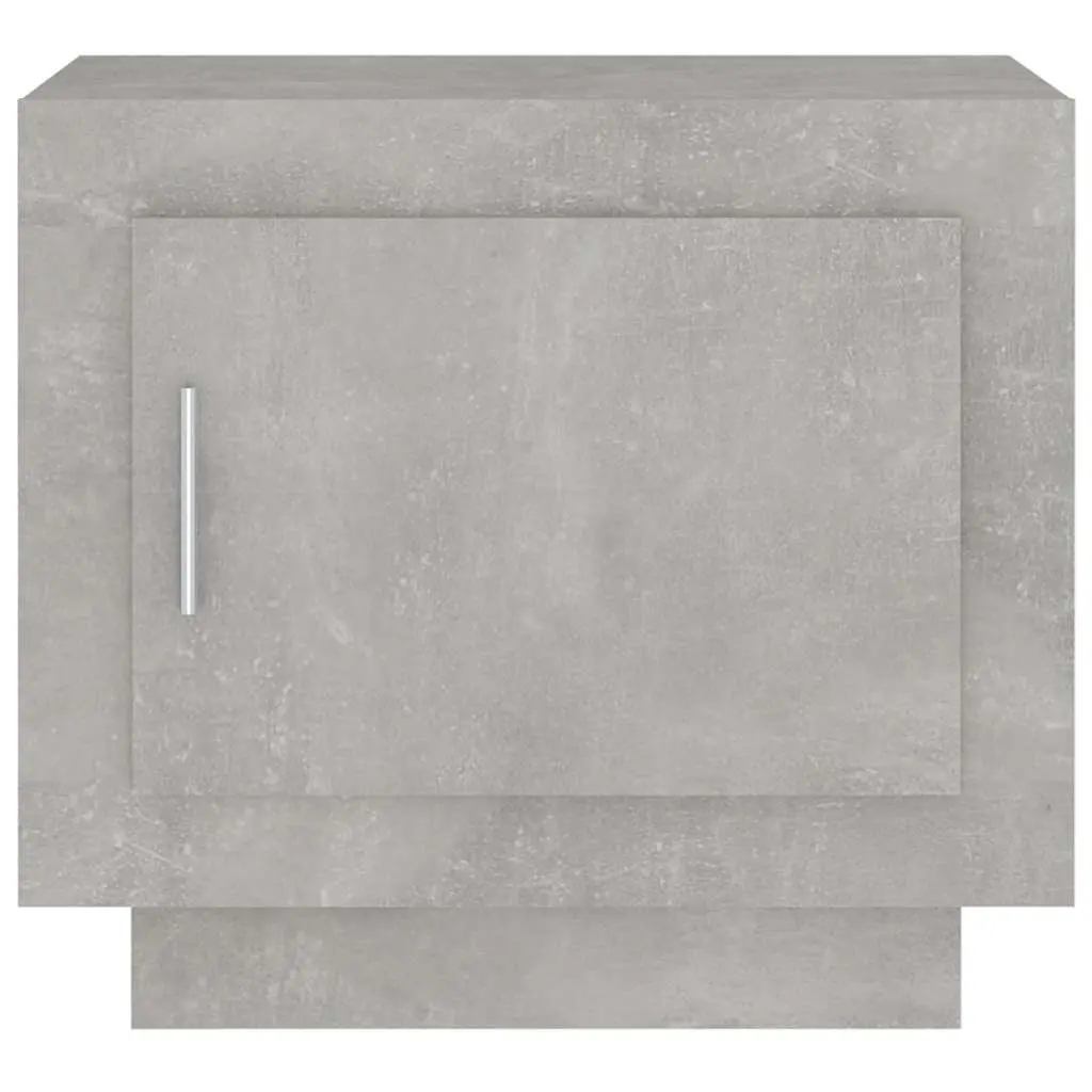 Coffee Table Grey 51x50x45 cm Storage Door Accent Home Furniture Couch Side