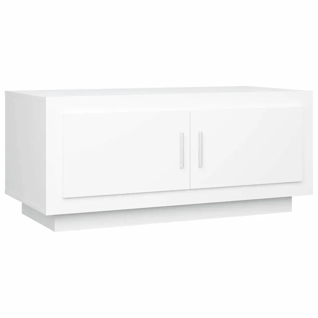 White Coffee Table with Ample Storage
