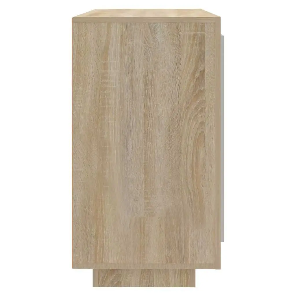 Sideboard Sonoma Oak 80x40x75 cm Engineered Wood Storage Cabinet Buffet