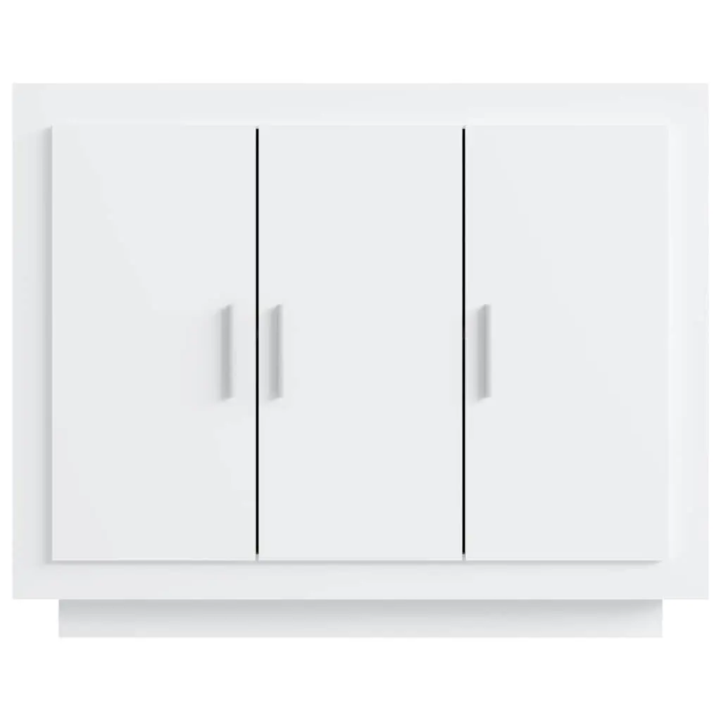 Sideboard Storage Cabinet Living Room Bedroom 92 x 35 x 75 cm White