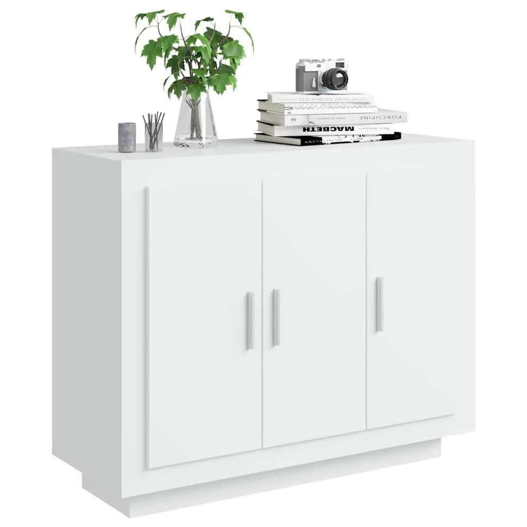 Sideboard Storage Cabinet Living Room Bedroom 92 x 35 x 75 cm White