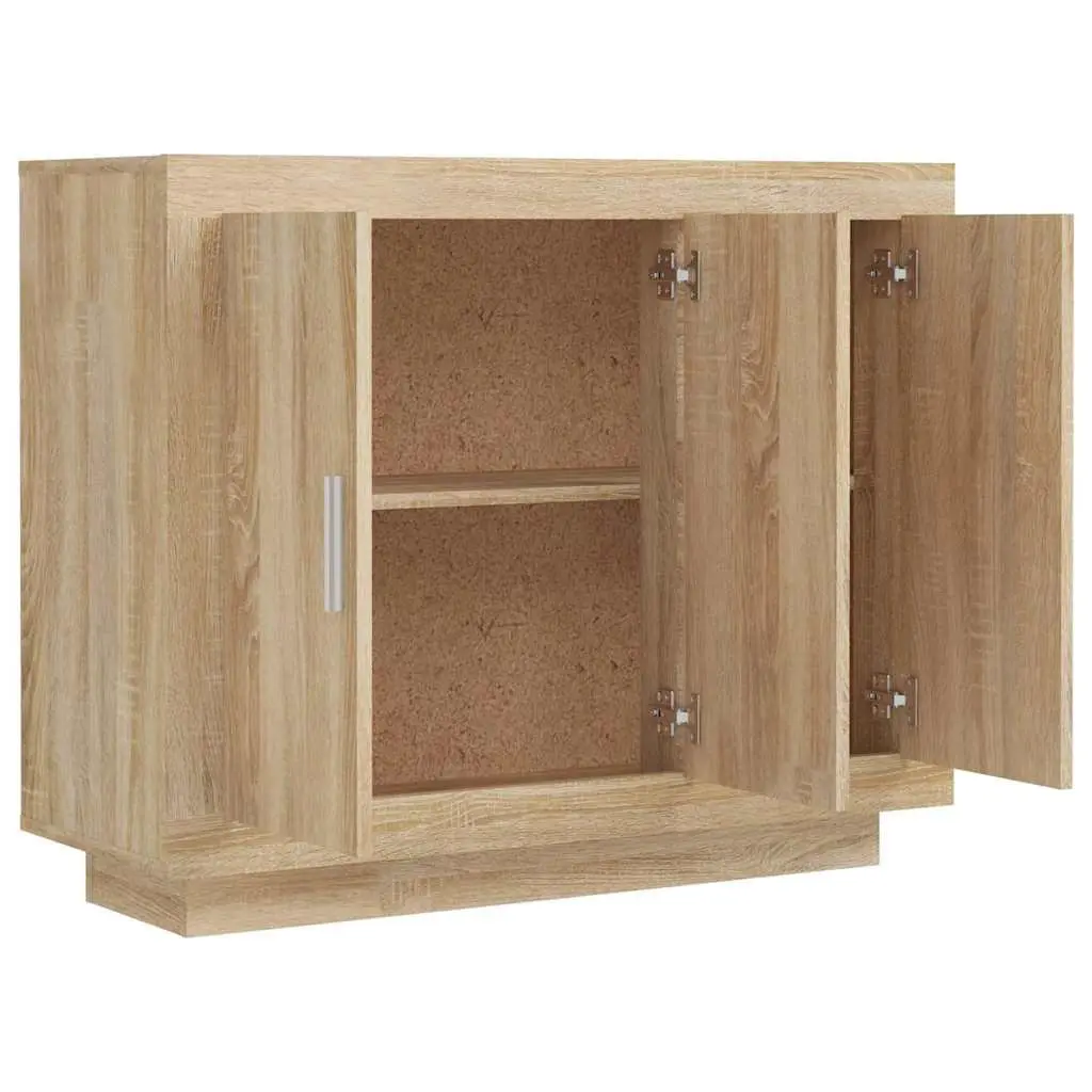 Sideboard Cabinet Storage Furniture 92x35x75 cm Brown