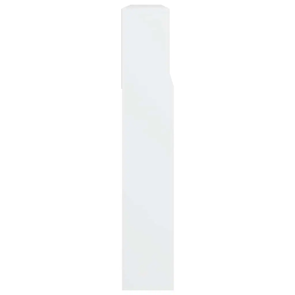 Headboard Cabinet Storage 220 cm White Wall Mounted Bedroom Furniture