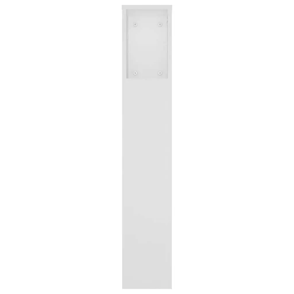 Headboard Cabinet Storage Wall-Mounted 180cm White