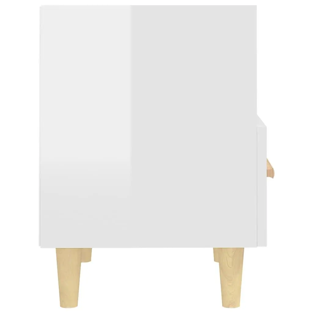 White Scandinavian Bedside Cabinets for Storage