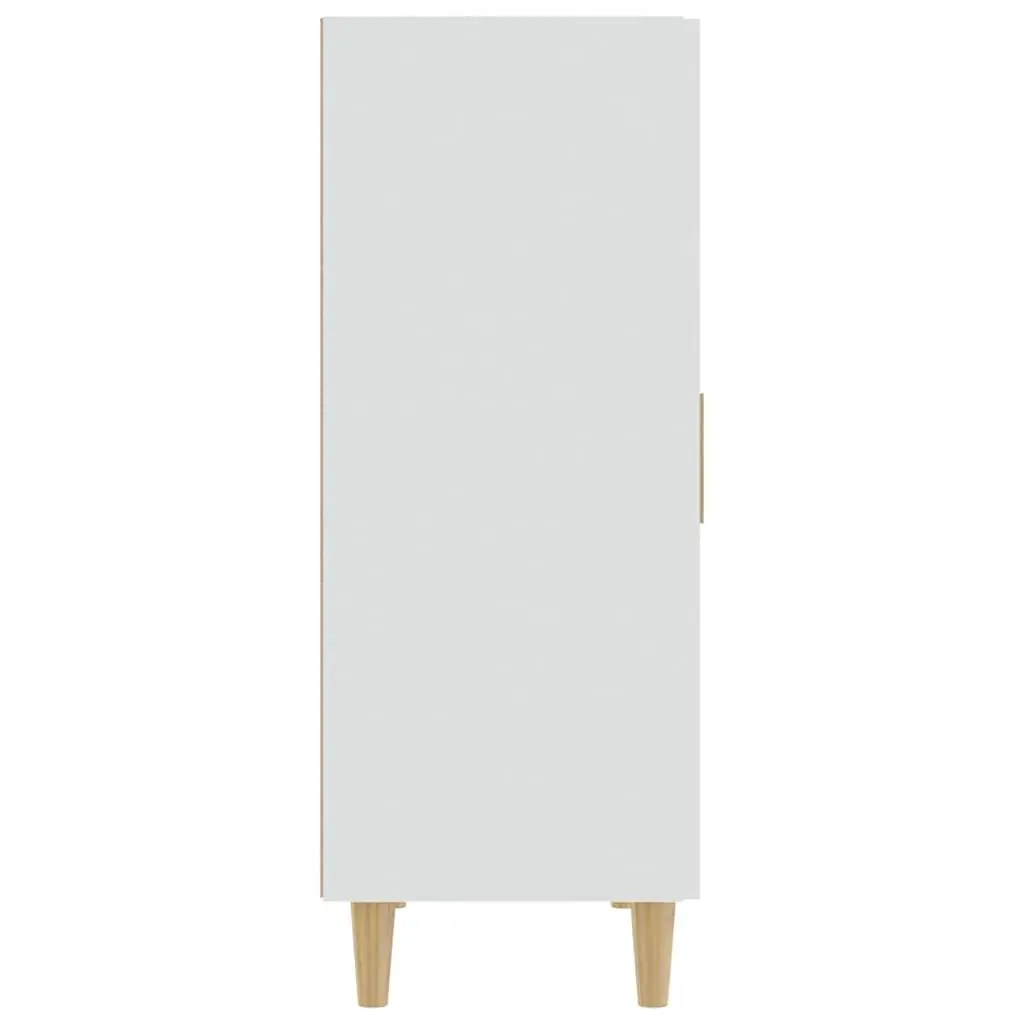 White Sideboard Cabinet 70x34x90cm Storage Buffet Furniture With Doors