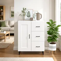 Reliable White Gloss Sideboard for Everyday Use