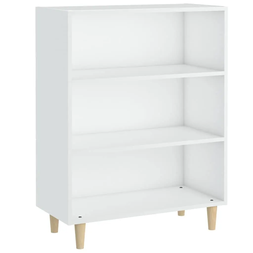 White Sideboard Cabinet Storage Furniture with Shelves for Living Room Hallway