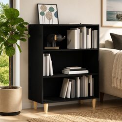 Reliable Storage Solution with Black Sideboard Cabinet