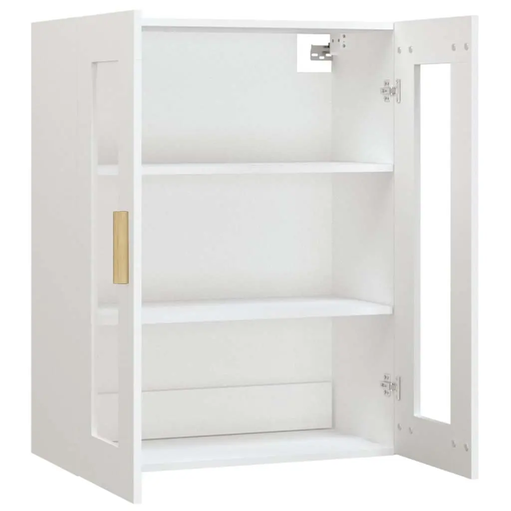 Hanging Wall Cabinet Storage Organiser 69.5x34x90cm White