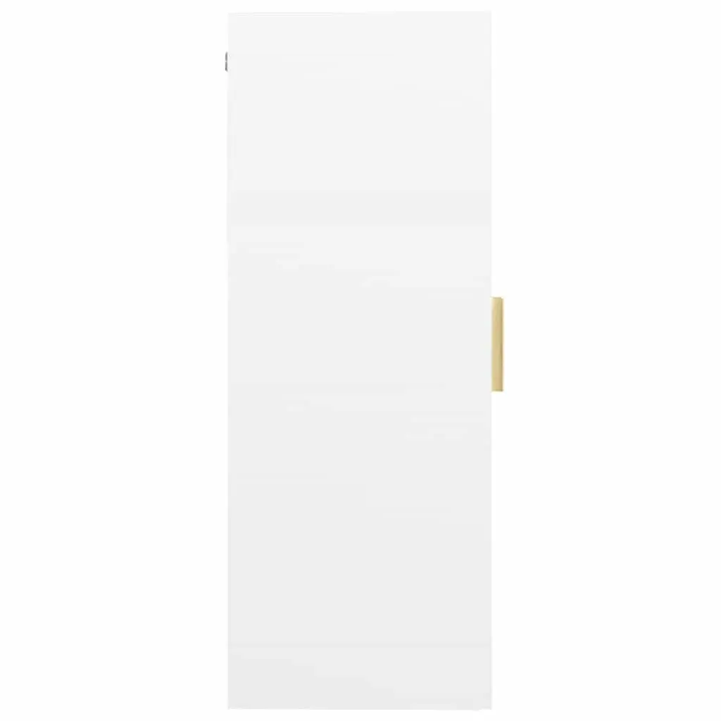 Hanging Wall Cabinet Storage Organiser 69.5x34x90cm White