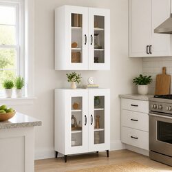 Reliable White Wall Cabinet for Easy Organization
