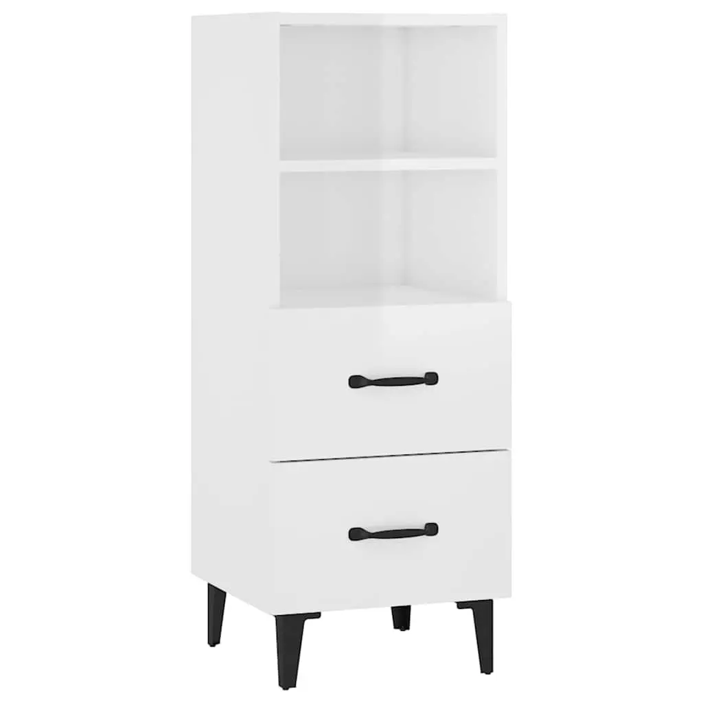 White High Gloss Sideboard with Ample Storage Space