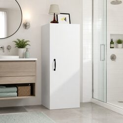 Reliable White Hanging Cabinet - 34.5x34x90 cm
