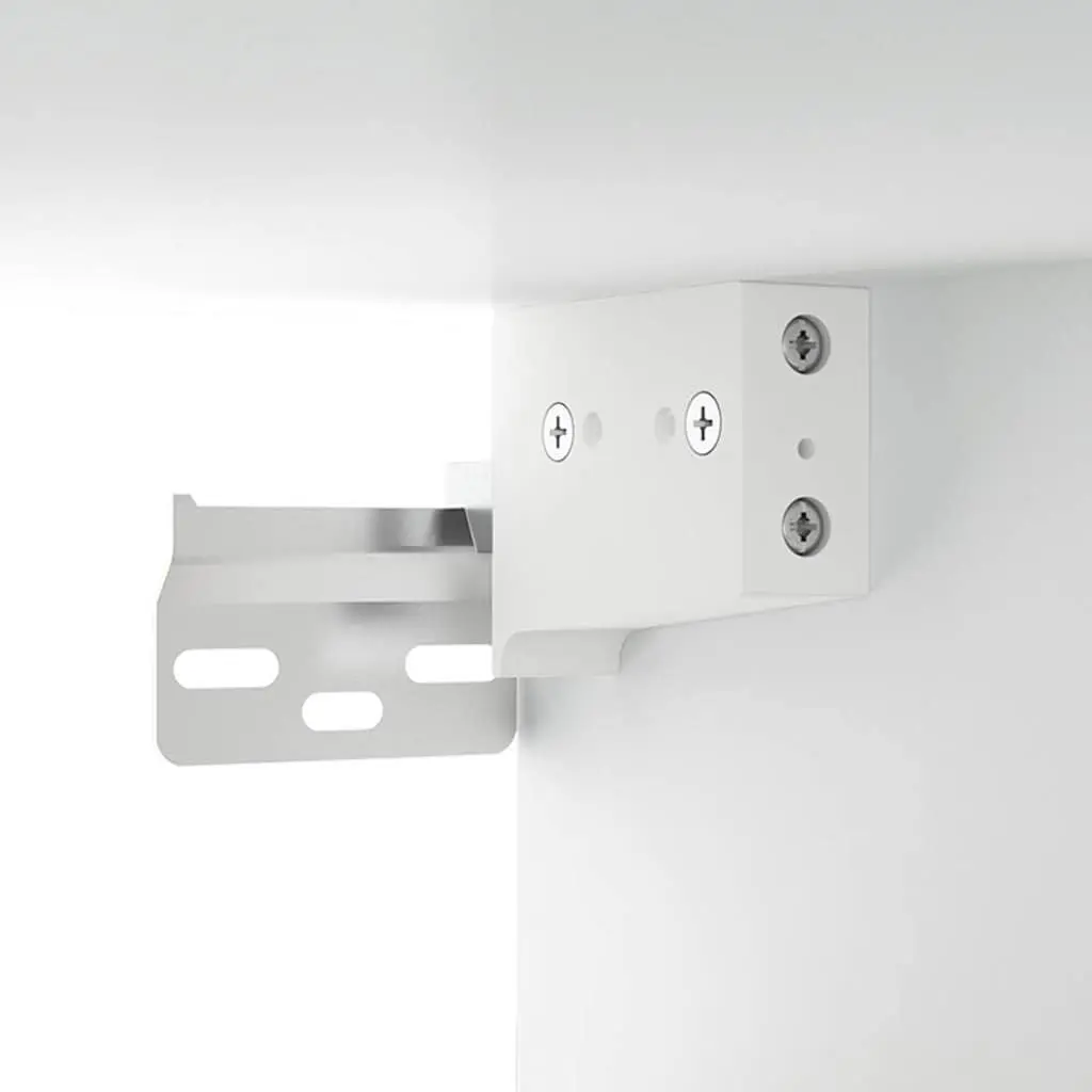 Hanging Wall Cabinet White 34.5x34x90 cm Storage Organiser Shelving Unit