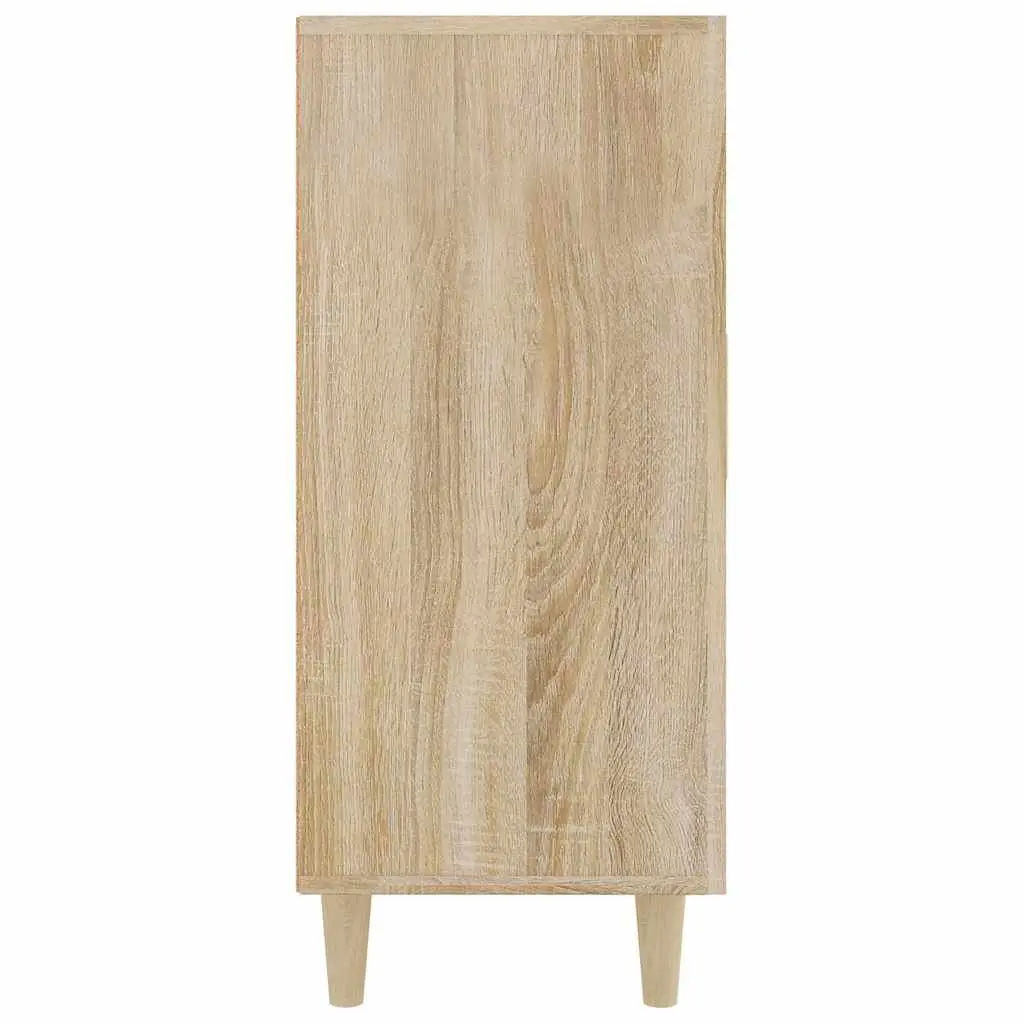 Sideboard Storage Cabinet in Brown Finish