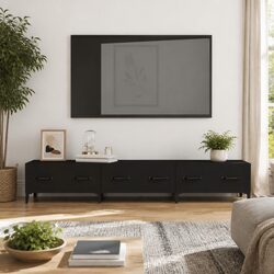 Reliable Black TV Cabinet: Practical and Stylish