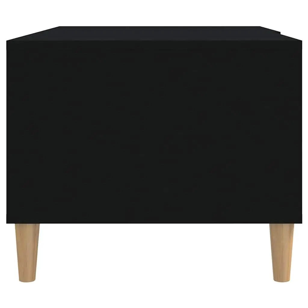Black Coffee Table with Storage Options
